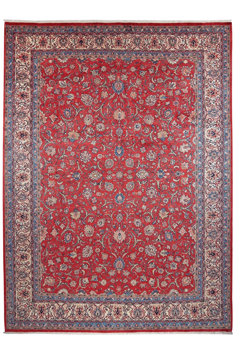 Sarough · Handgeknüpft – Rot, 374x277 cm