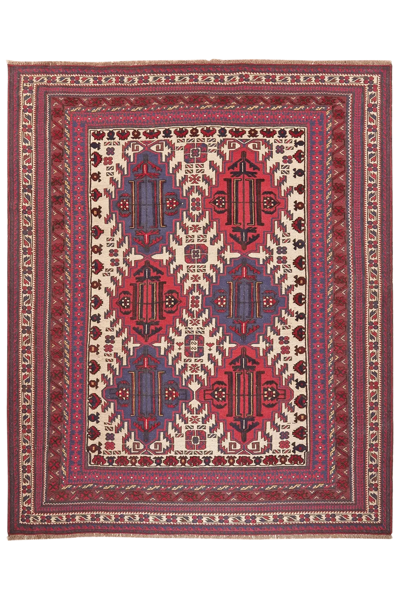 Kelim Belutch · Handgewebt – Beige, 247x203 cm