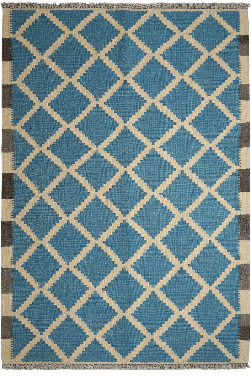 Kelim Gashgai · Handgewebt – Beige, 177x124 cm