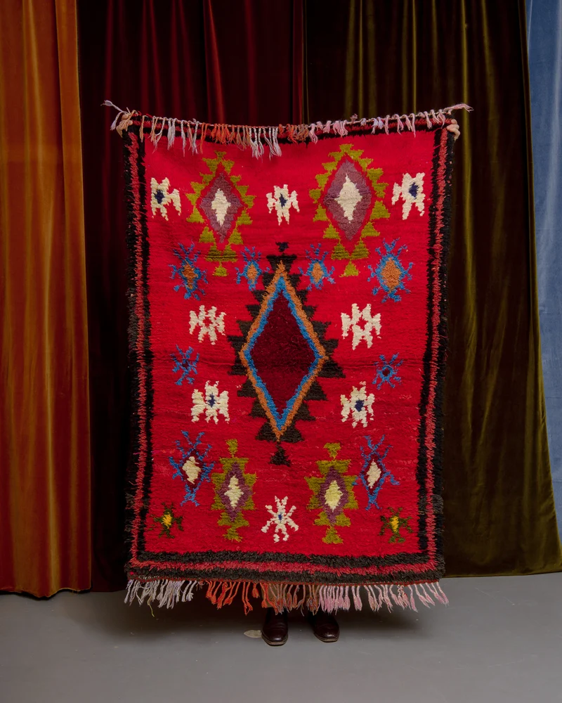 Vintage-Läuferteppich "Tigmi"