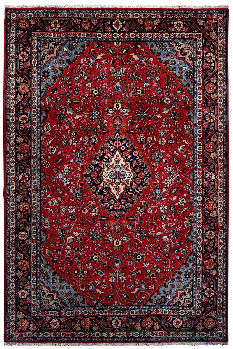 Mehreban · Handgeknüpft – Rot, 310x208 cm