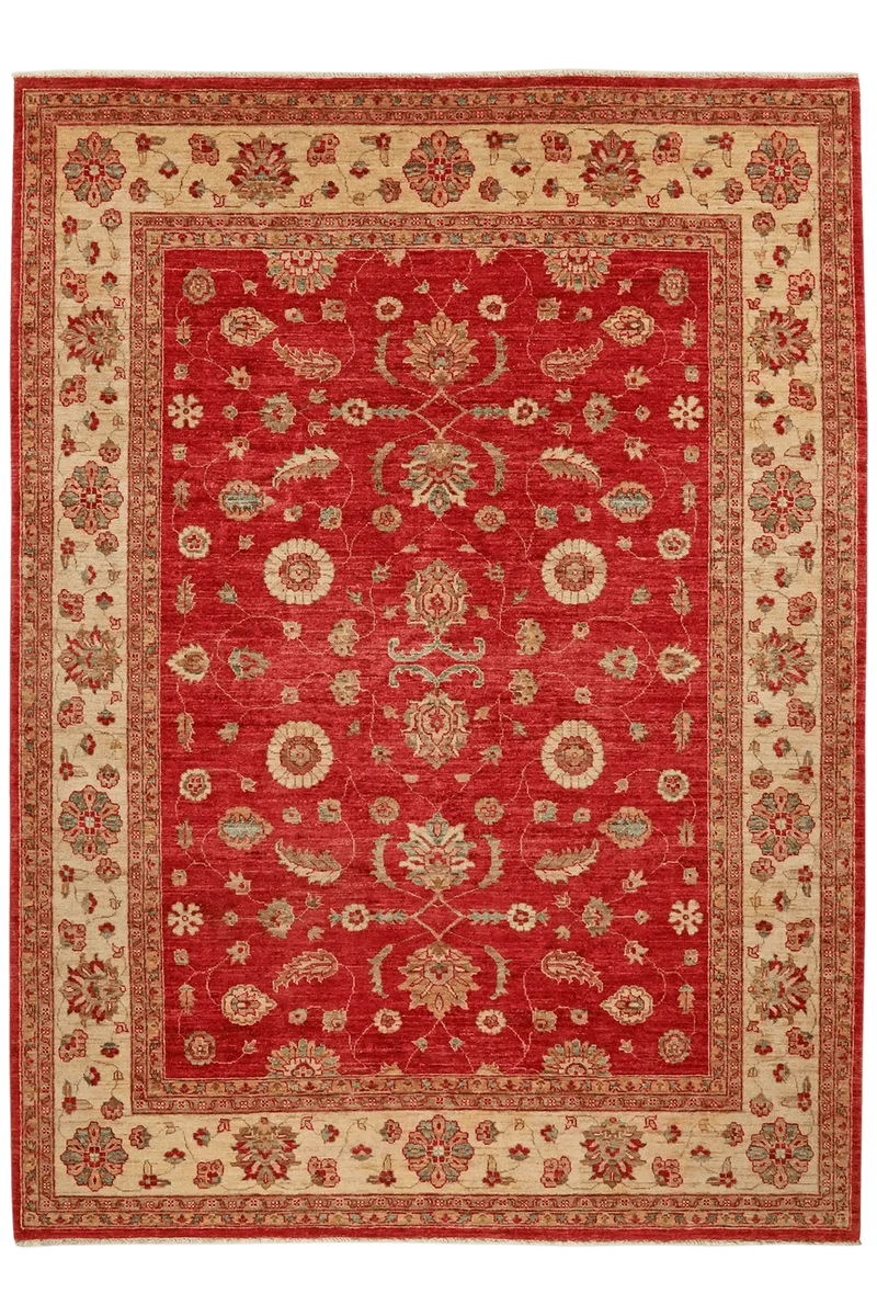 Ziegler · Handgeknüpft – Rot, 269x196 cm