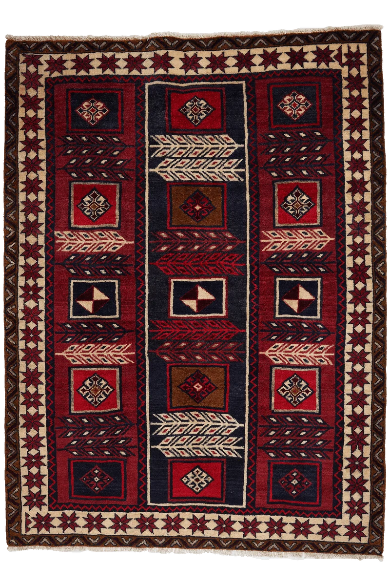 Lori · Handgeknüpft – Bunt, 195x146 cm