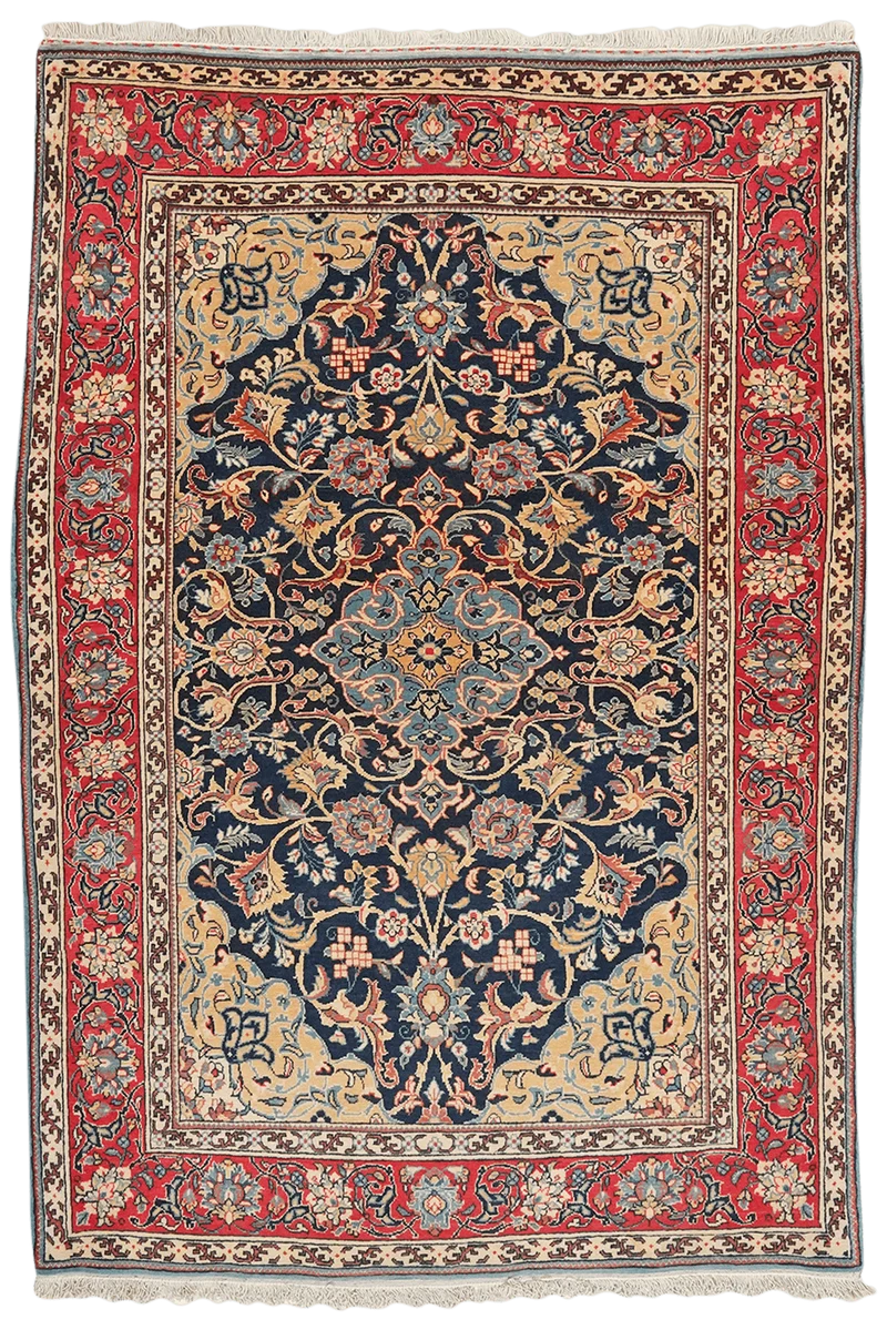 Sarough · Handgeknüpft – Blau, 153x104 cm