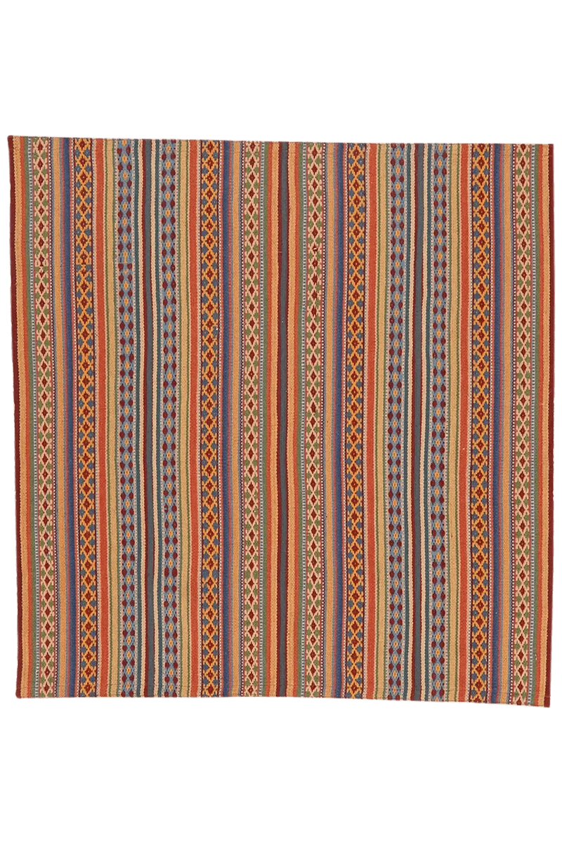 Kelim Djadjim · Handgewebt – Bunt, 103x101 cm