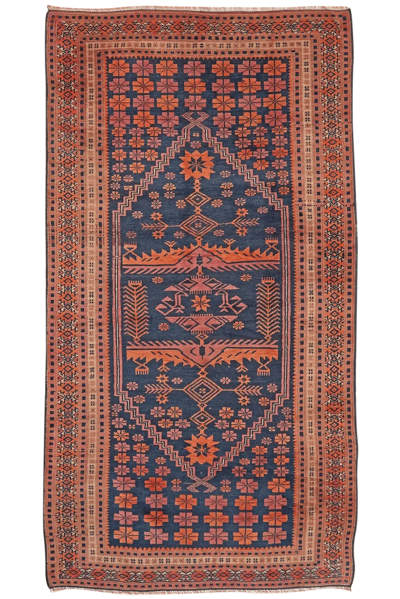 Yagdjibedir · Handgeknüpft – Blau, 185x100 cm