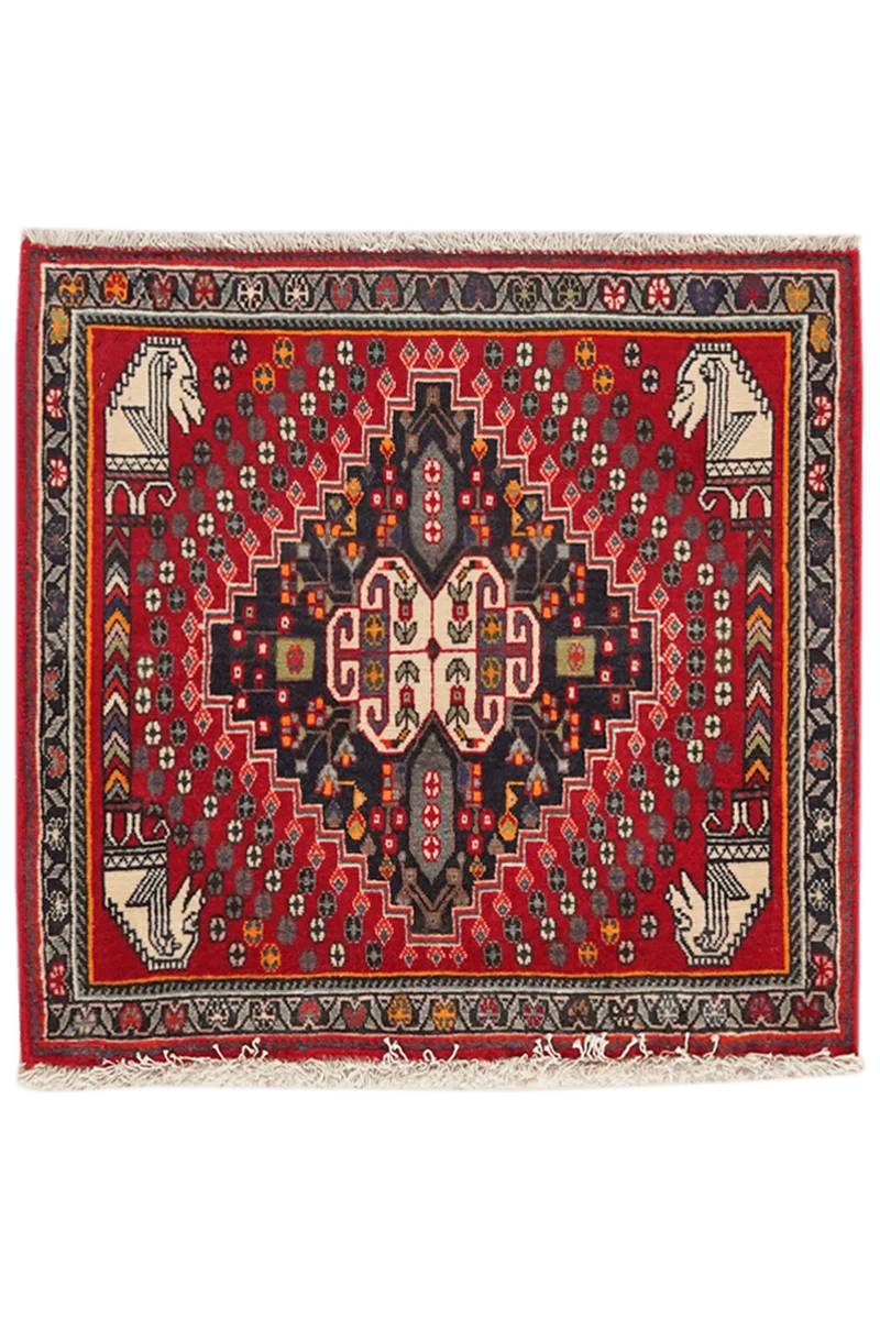 Gashgai · Handgeknüpft – Rot, 59x63 cm