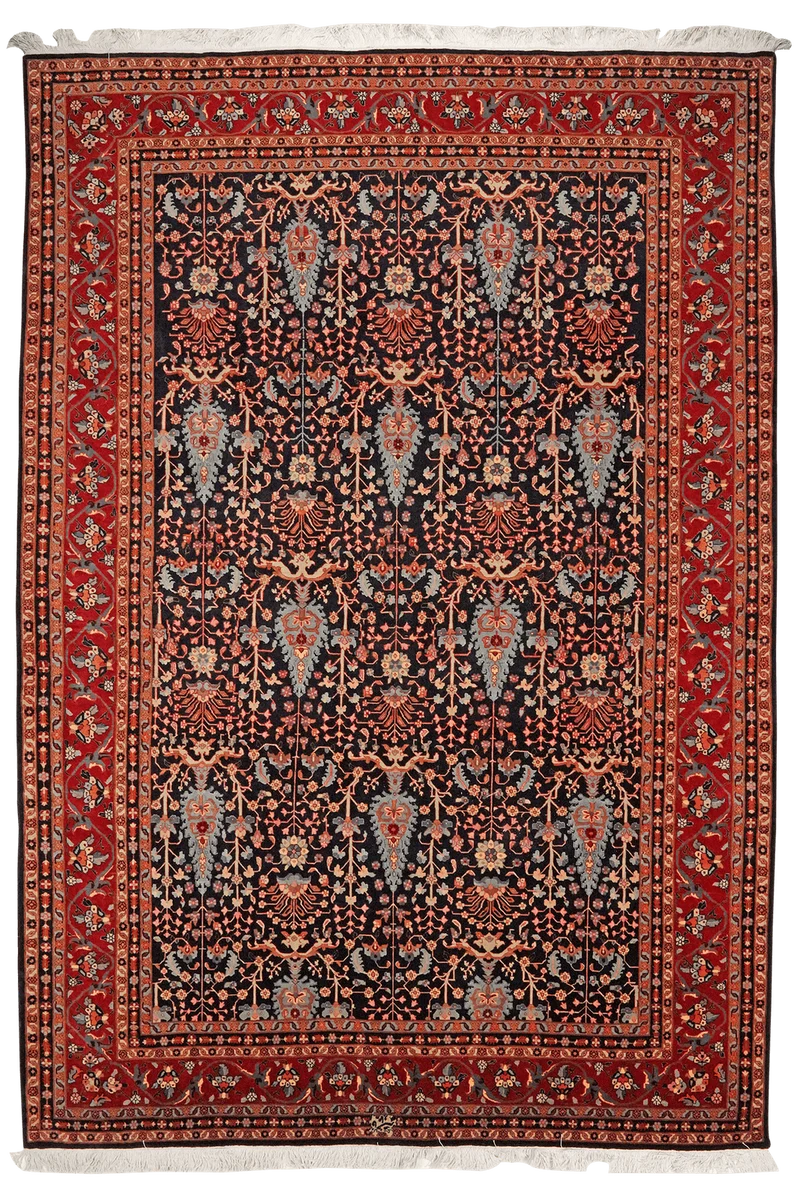 Tabriz 50 Raj · Handgeknüpft – Blau, 290x204 cm