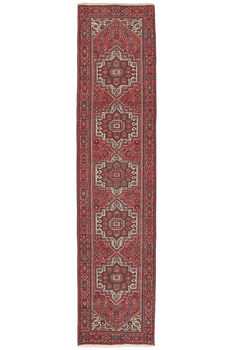 Goltuk · Handgeknüpft – Rot, 299x70 cm