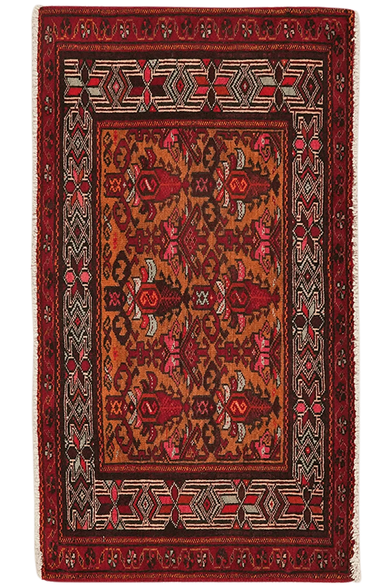 Belutch · Handgeknüpft – Braun, 54x97 cm
