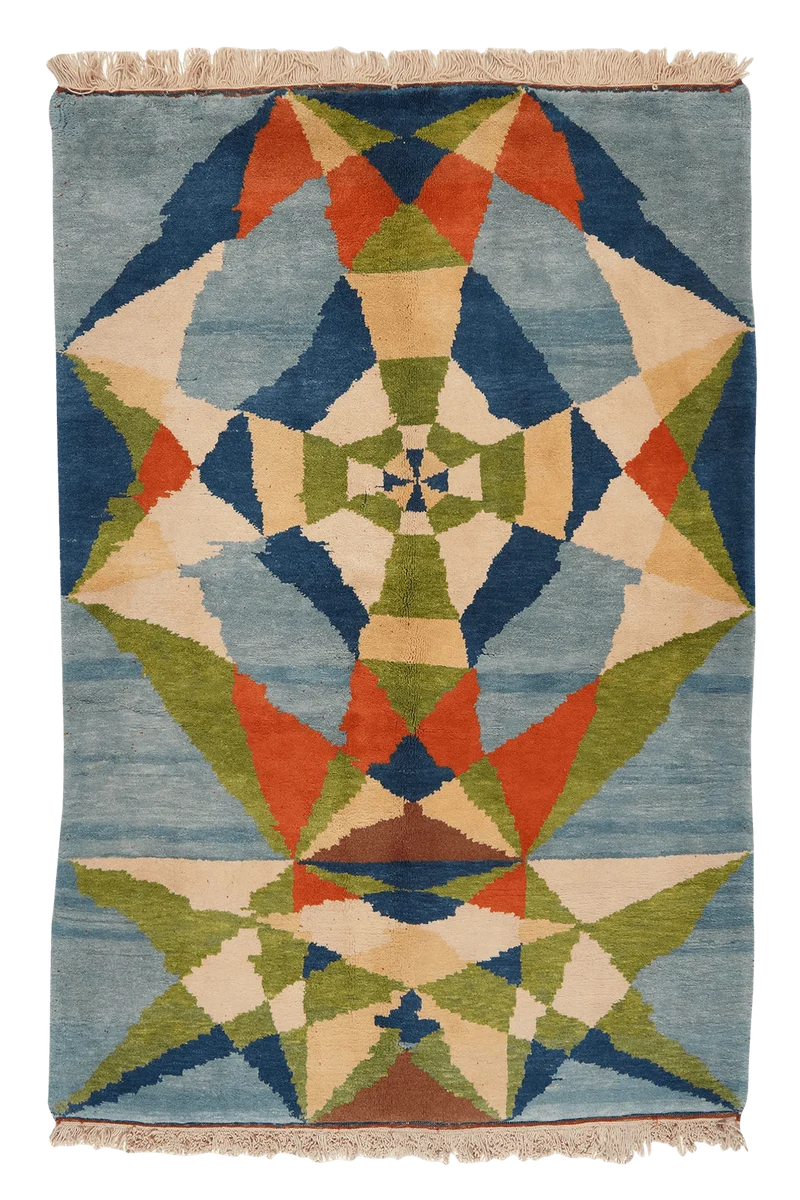 Konya · Handgeknüpft – Blau, 192x131 cm