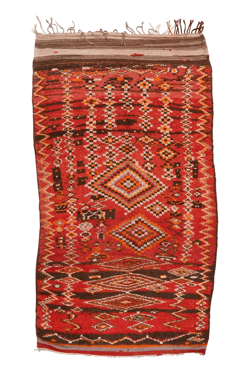 Mrirt · Handgeknüpft – Rot, 340x182 cm
