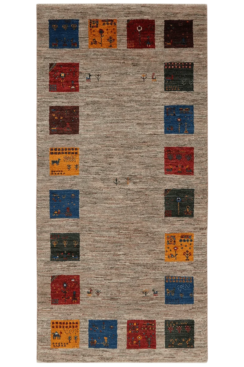 Rizbaf · Handgeknüpft – Beige, 153x73 cm