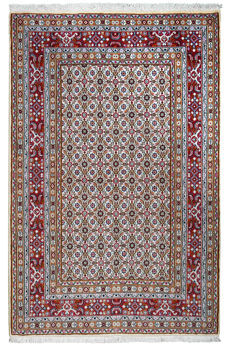 Moud Mahi · Handgeknüpft – Beige, 155x99 cm