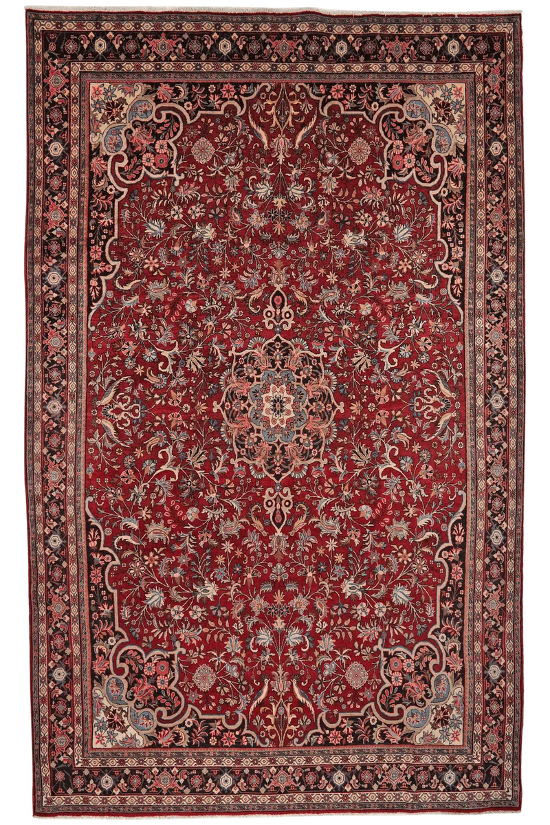 Bidjar · Handgeknüpft – Rot, 354x222 cm