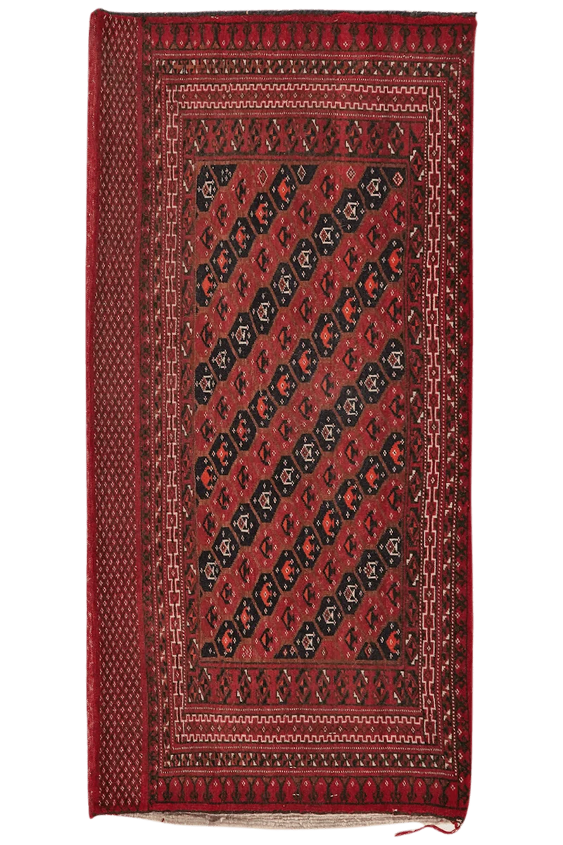 Belutch · Handgeknüpft – Braun, 64x124 cm