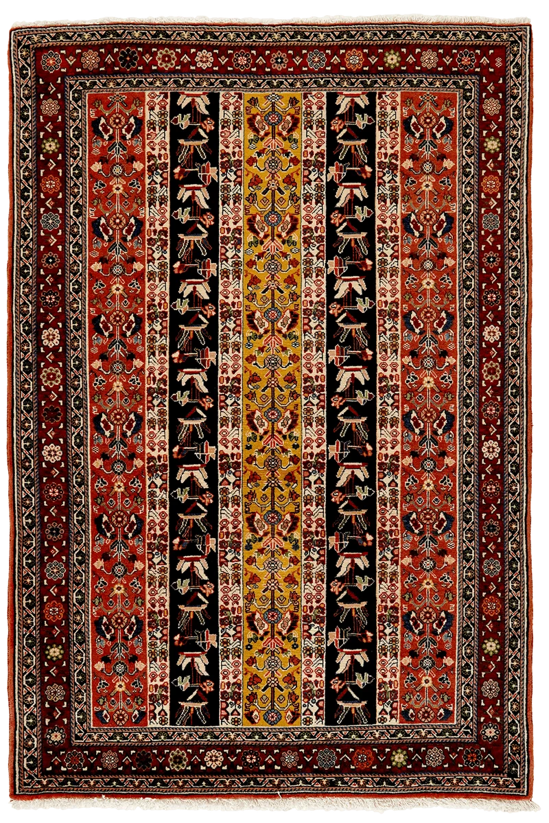Kashkuli · Handgeknüpft – Bunt, 151x105 cm