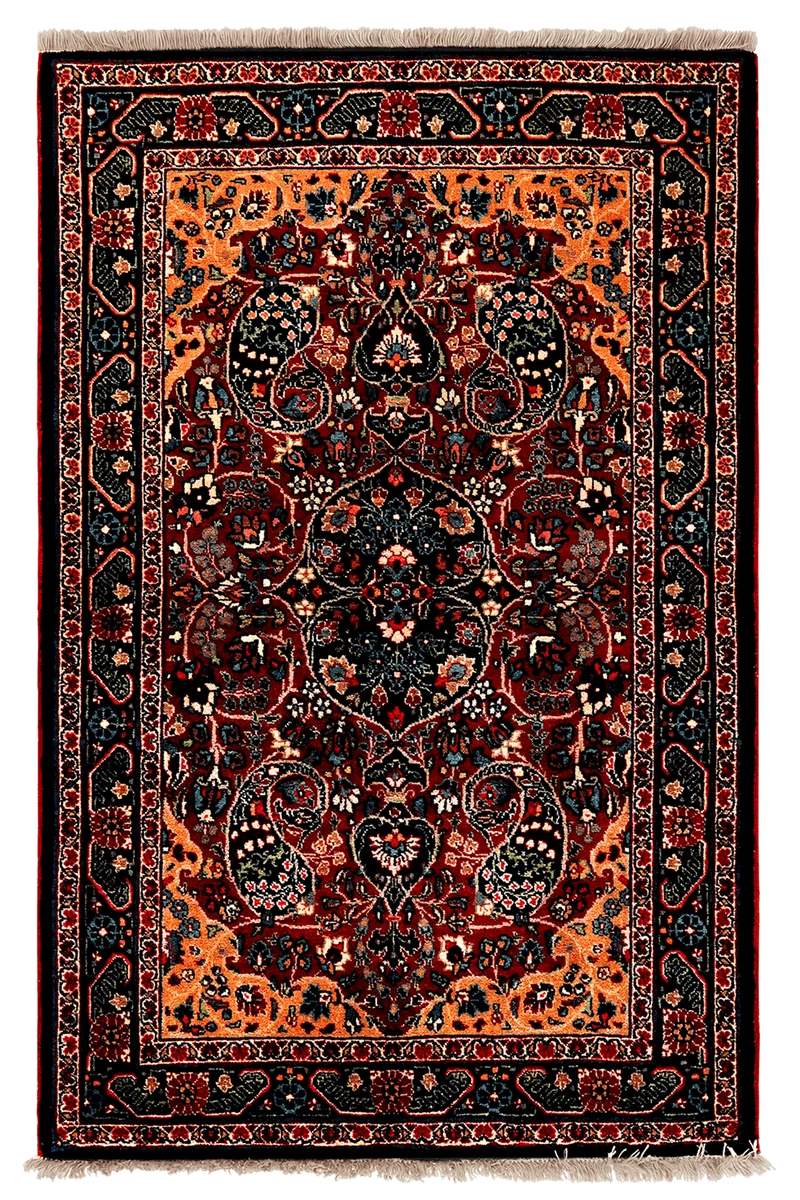 Khoy · Handgeknüpft – Rot, 138x88 cm