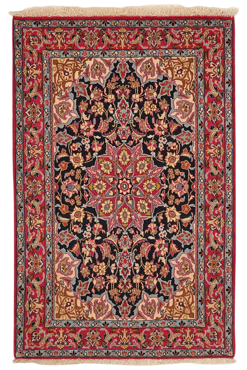 Isfahan · Handgeknüpft – Blau, 119x79 cm