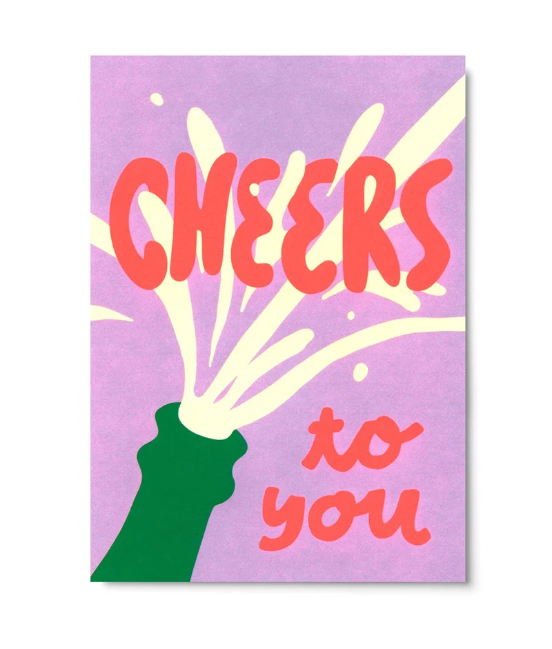 Postkarte Cheers