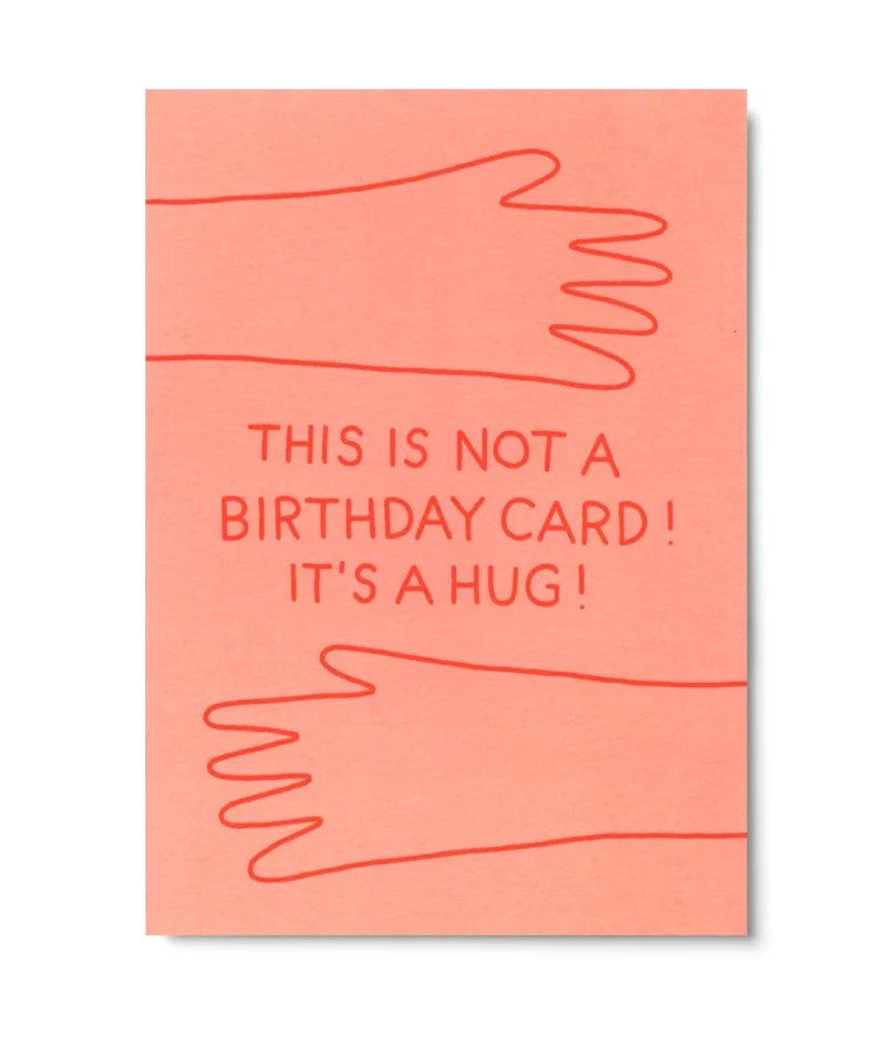 Postkarte It's a hug