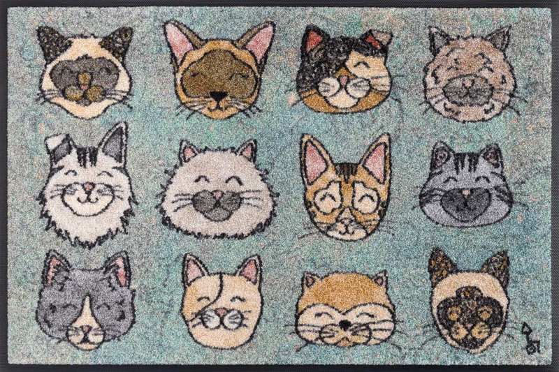 Fußmatte 50x75 Glückskatzen
