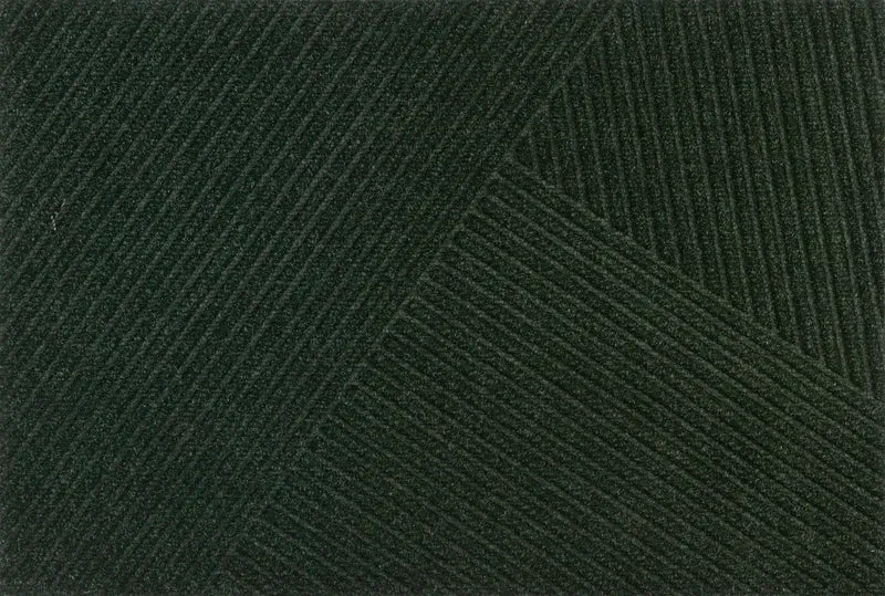 Fußmatte 60x90 Dune Stripes midnight green grün