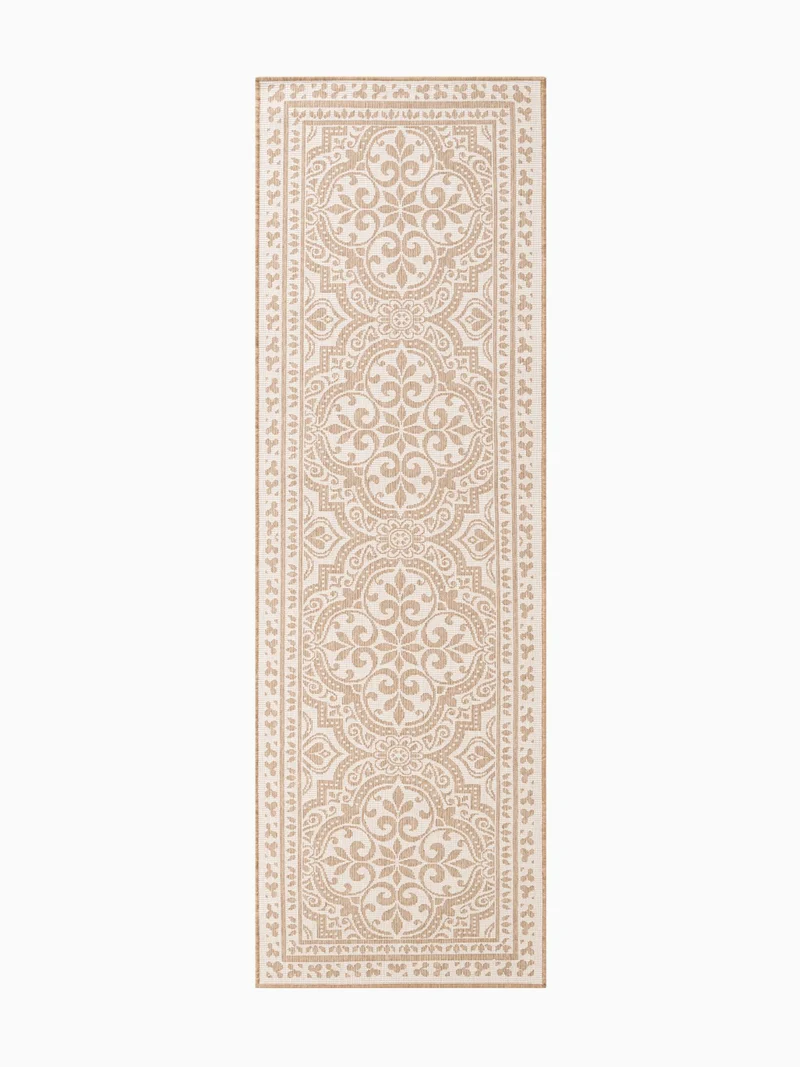 Outdoor Teppich Rosel Beige Läufer
