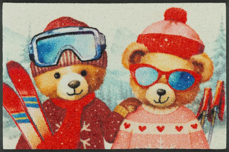 Eingangsmatte 50x75 Ski Bears