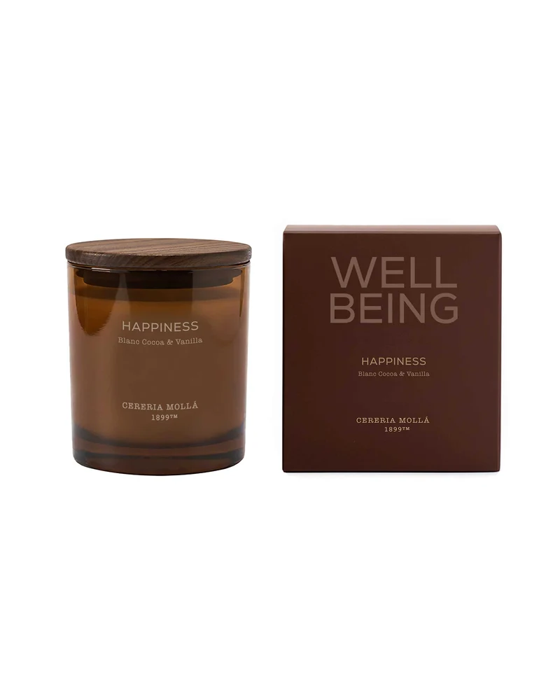 Happiness Duftkerze 370 g | 2 Dochte – Blanc Cocoa & Vanilla