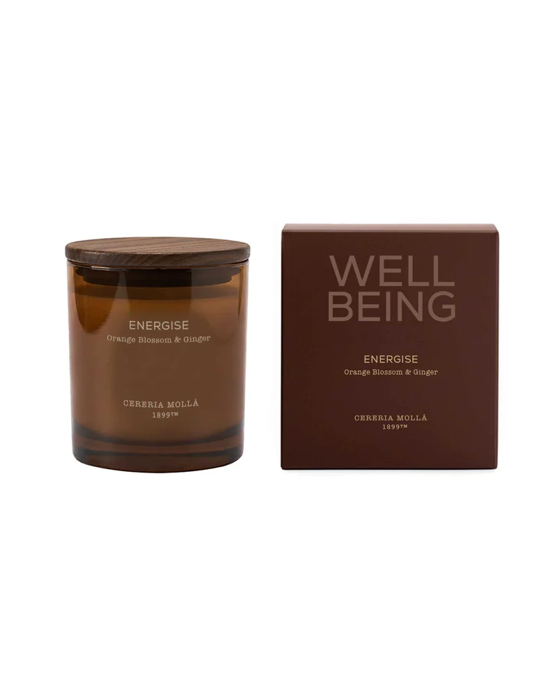 Energise Duftkerze 370 g | 2 Dochte – Orange Blossom & Ginger