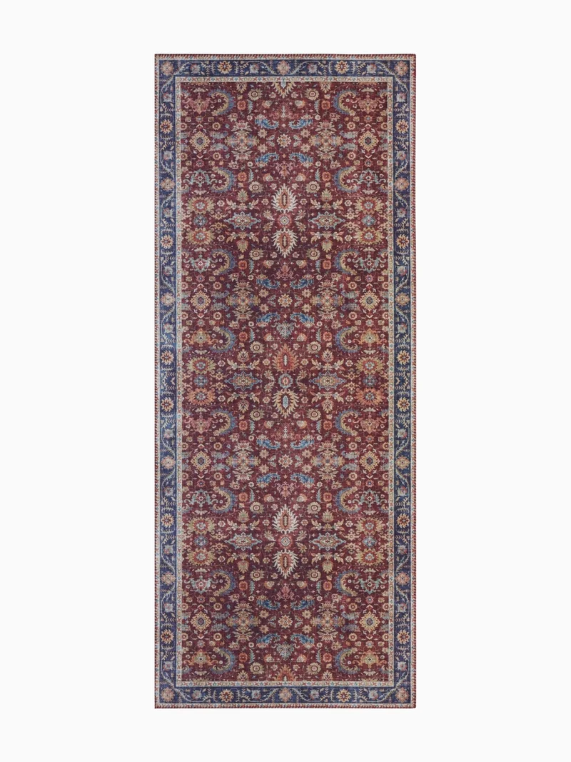 Vintage Teppich Vivana Rot Läufer