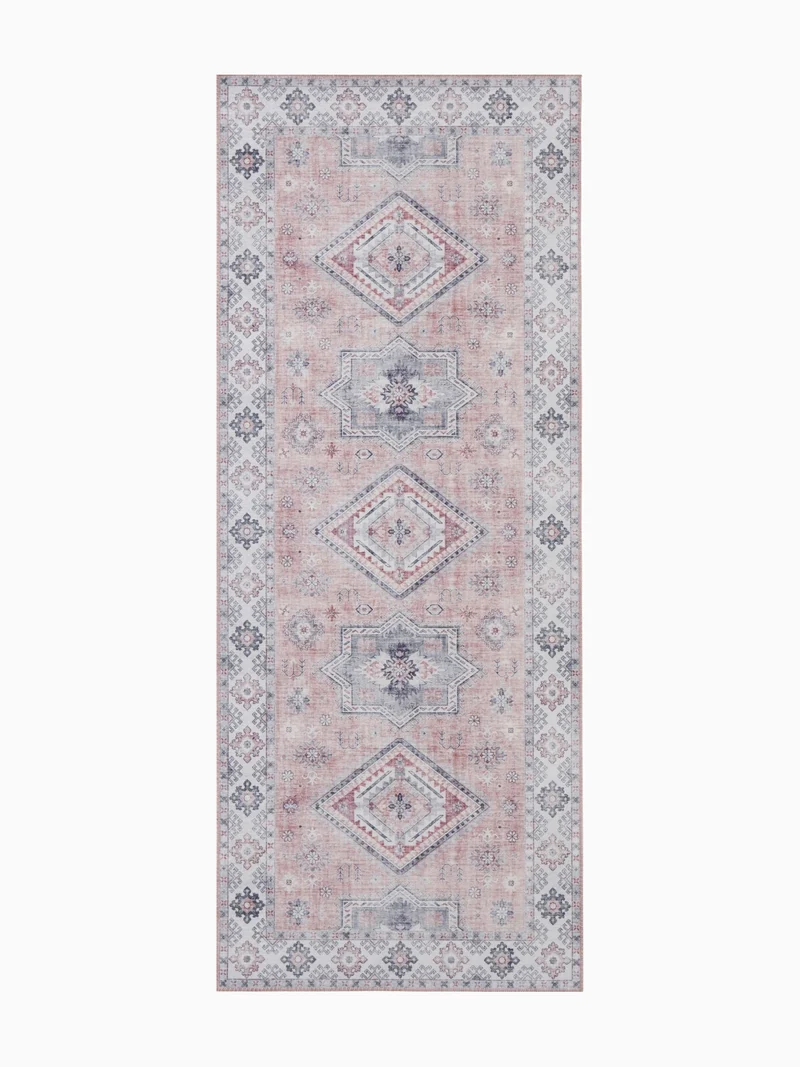 Vintage Teppich Gratia Rosa Läufer