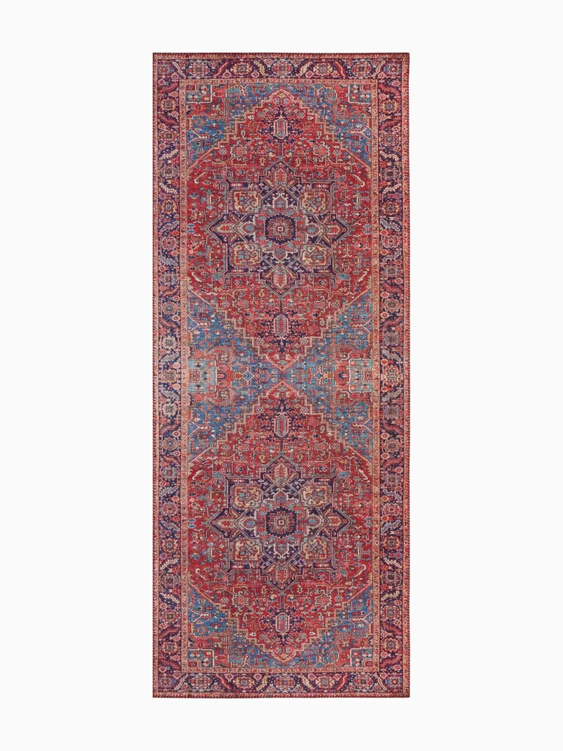 Vintage Teppich Amata Rot Läufer