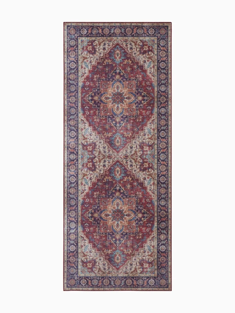 Vintage Teppich Anthea Rot Läufer
