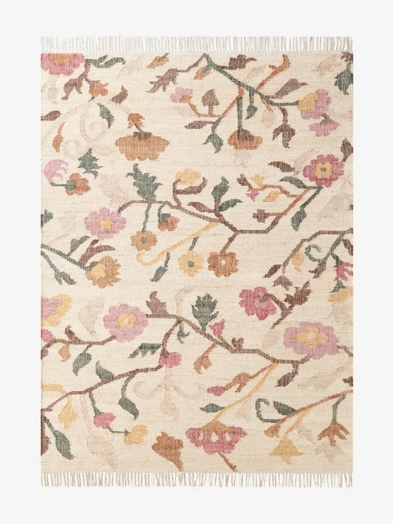 Elle Decoration Kelim Teppich Violette Beige