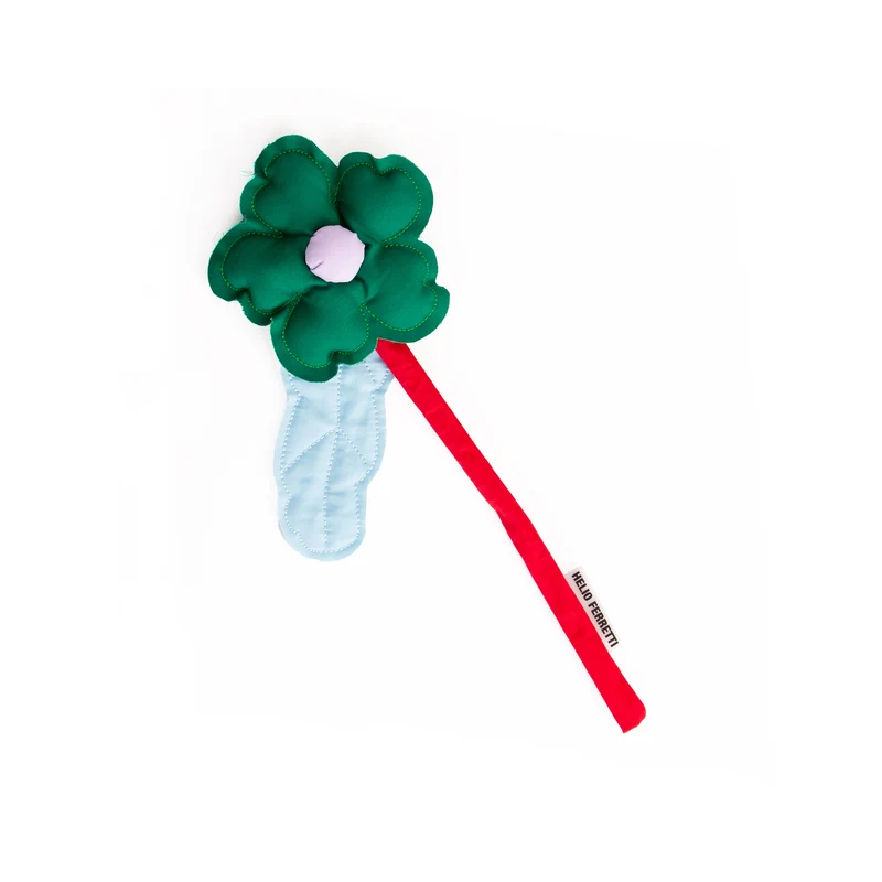 Grüne Makroblumen-Puff-Dekoration