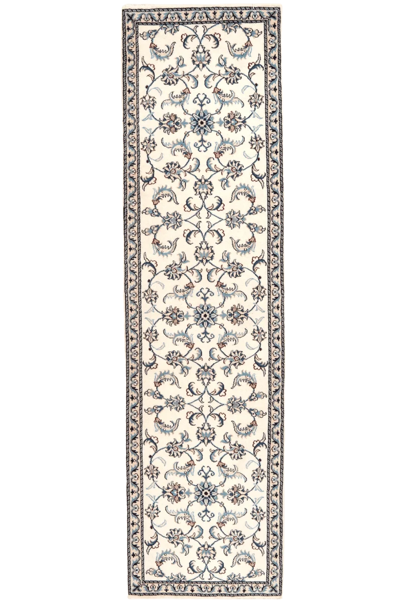 Nain 12La · Handgeknüpft – Beige, 285x78 cm