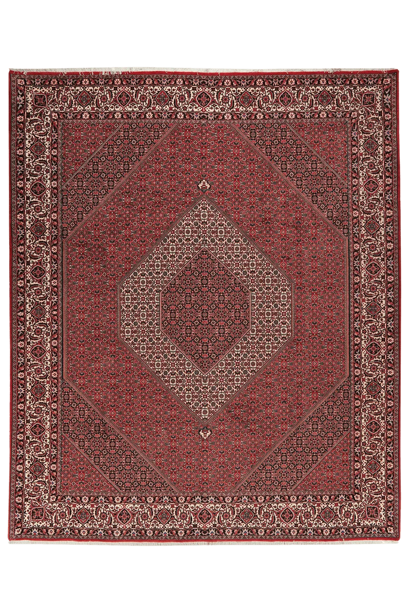 Bidjar · Handgeknüpft – Rot, 311x256 cm