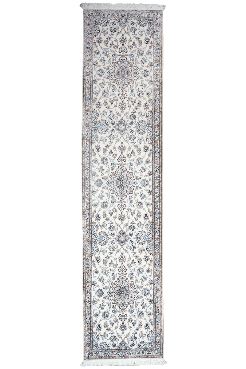 Nain 9La · Handgeknüpft – Beige, 307x71 cm