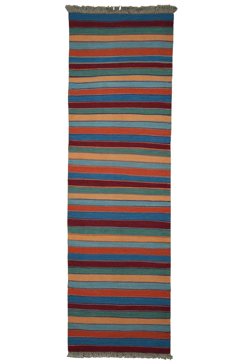 Kelim Gashgai · Handgewebt – Bunt, 191x58 cm