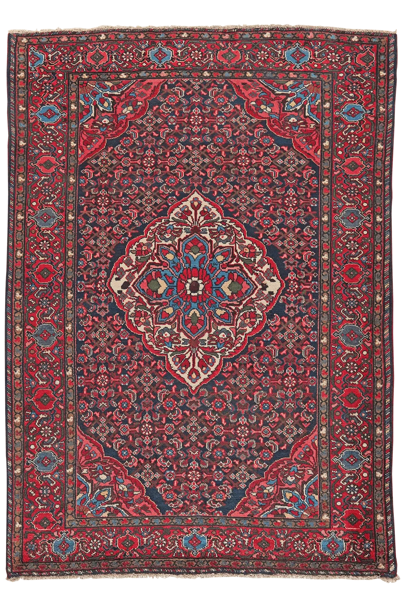 Koutabad · Handgeknüpft – Blau, 207x147 cm