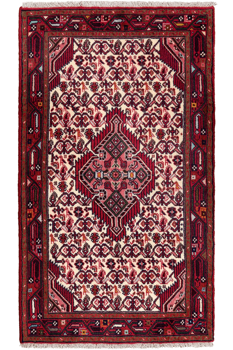 Assadabad · Handgeknüpft – Beige, 144x82 cm