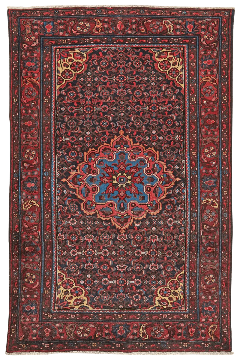 Bourtchalou · Handgeknüpft – Blau, 205x131 cm