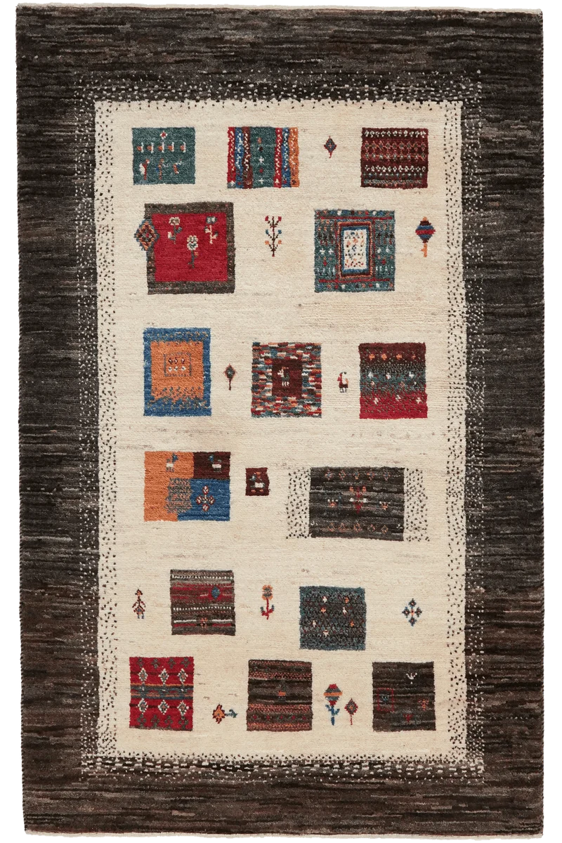 Rizbaf · Handgeknüpft – Beige, 136x86 cm