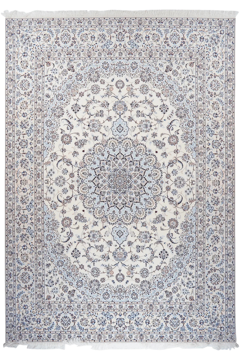 Nain 6La · Handgeknüpft – Beige, 357x253 cm