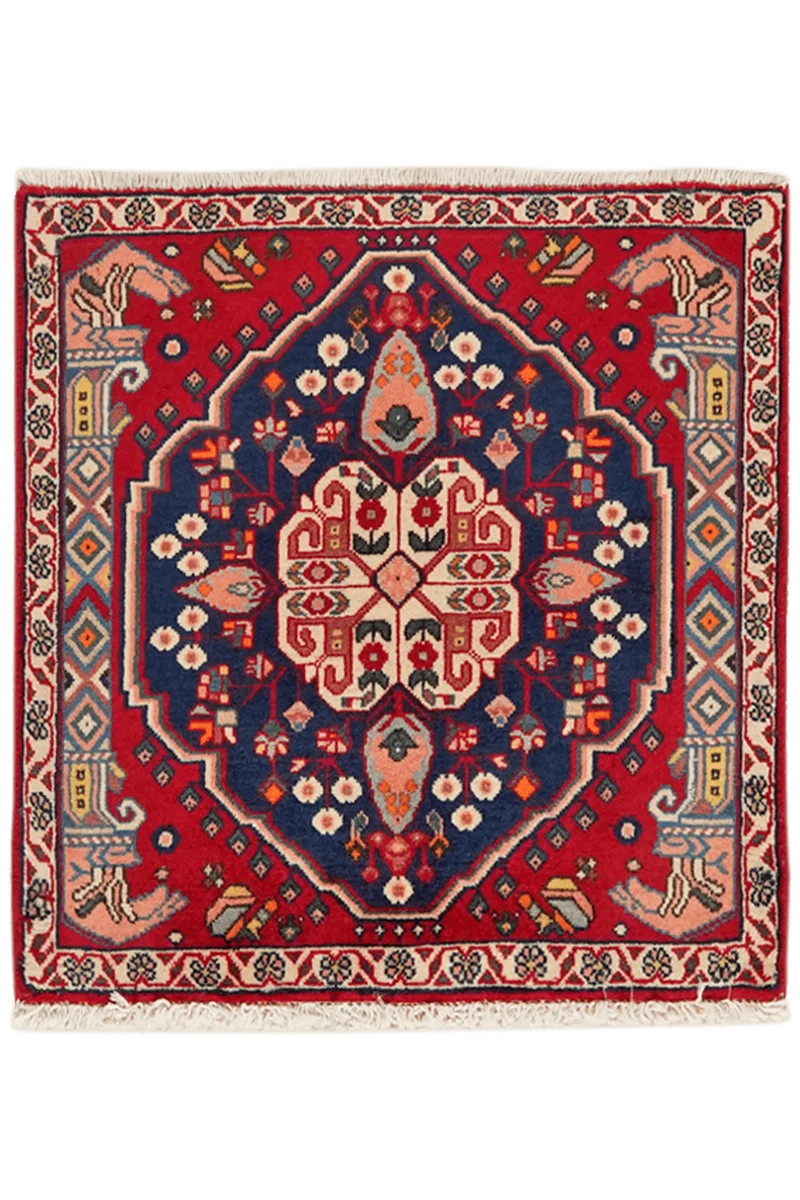 Gashgai · Handgeknüpft – Rot, 58x57 cm