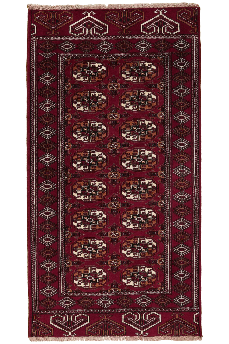 Turkman · Handgeknüpft – Rot, 192x102 cm