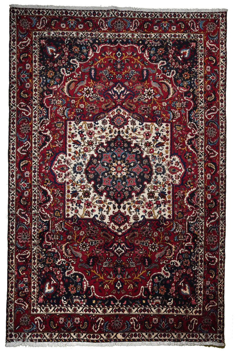 Bakhtiar · Handgeknüpft – Rot, 309x202 cm