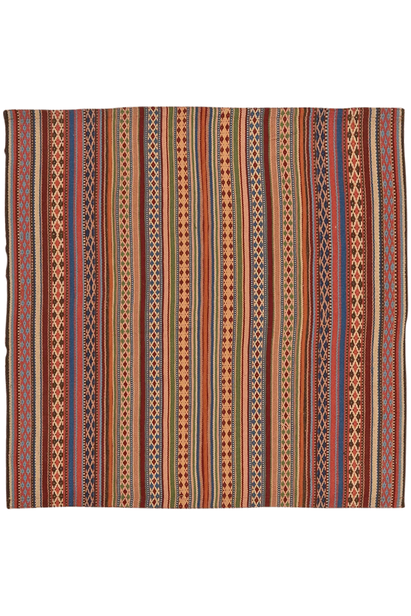 Kelim Djadjim · Handgewebt – Bunt, 102x100 cm